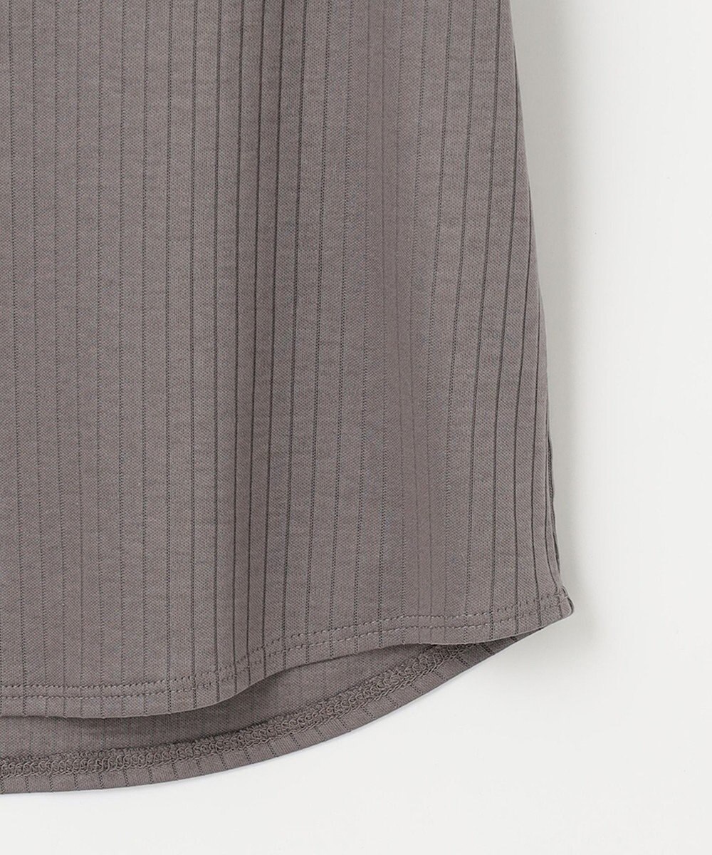 J.PRESS LADIES コットンリブ ノースリーブ カットソー 