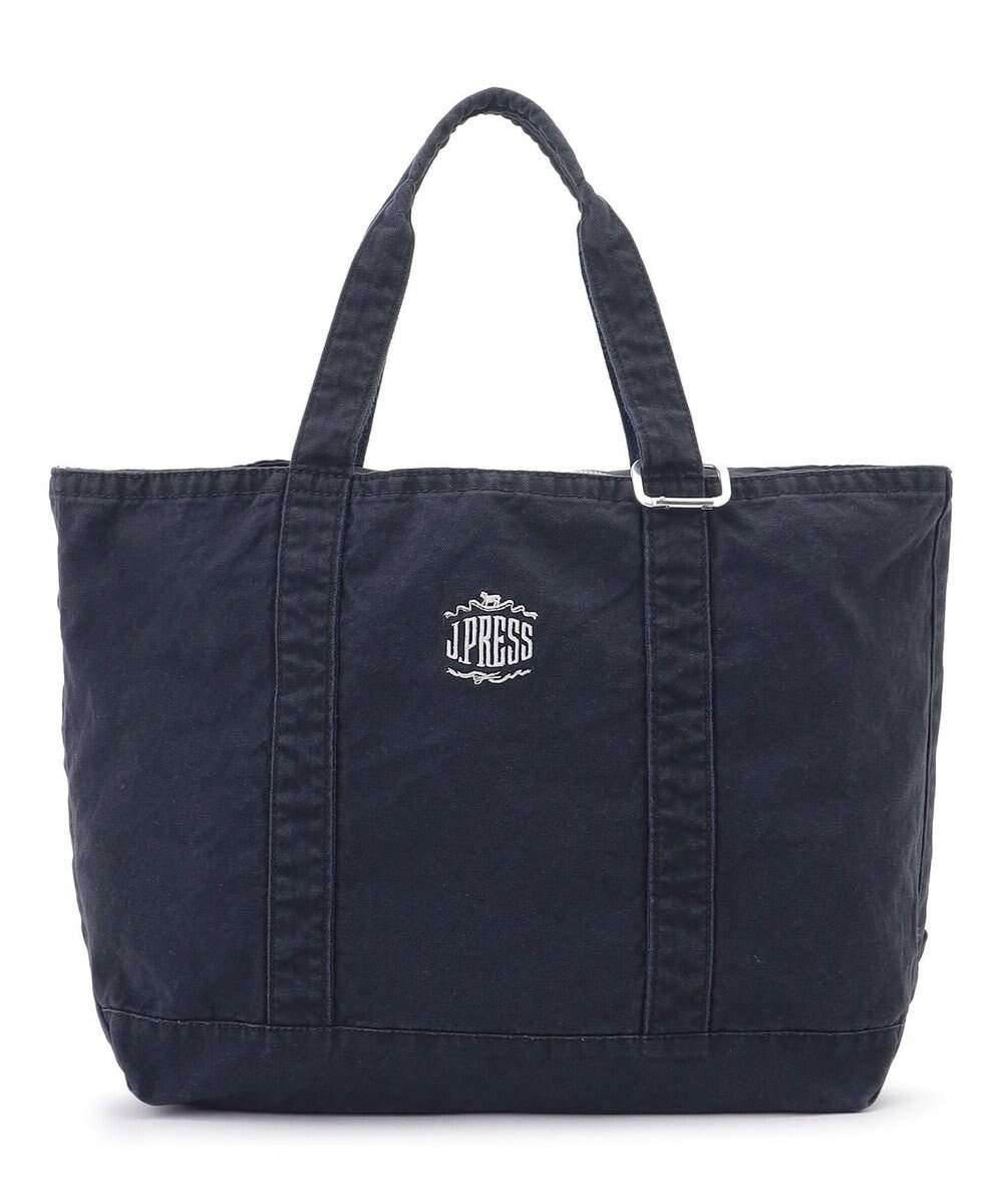 J.PRESS MEN コットンキャンバス オーバルトートバッグ 