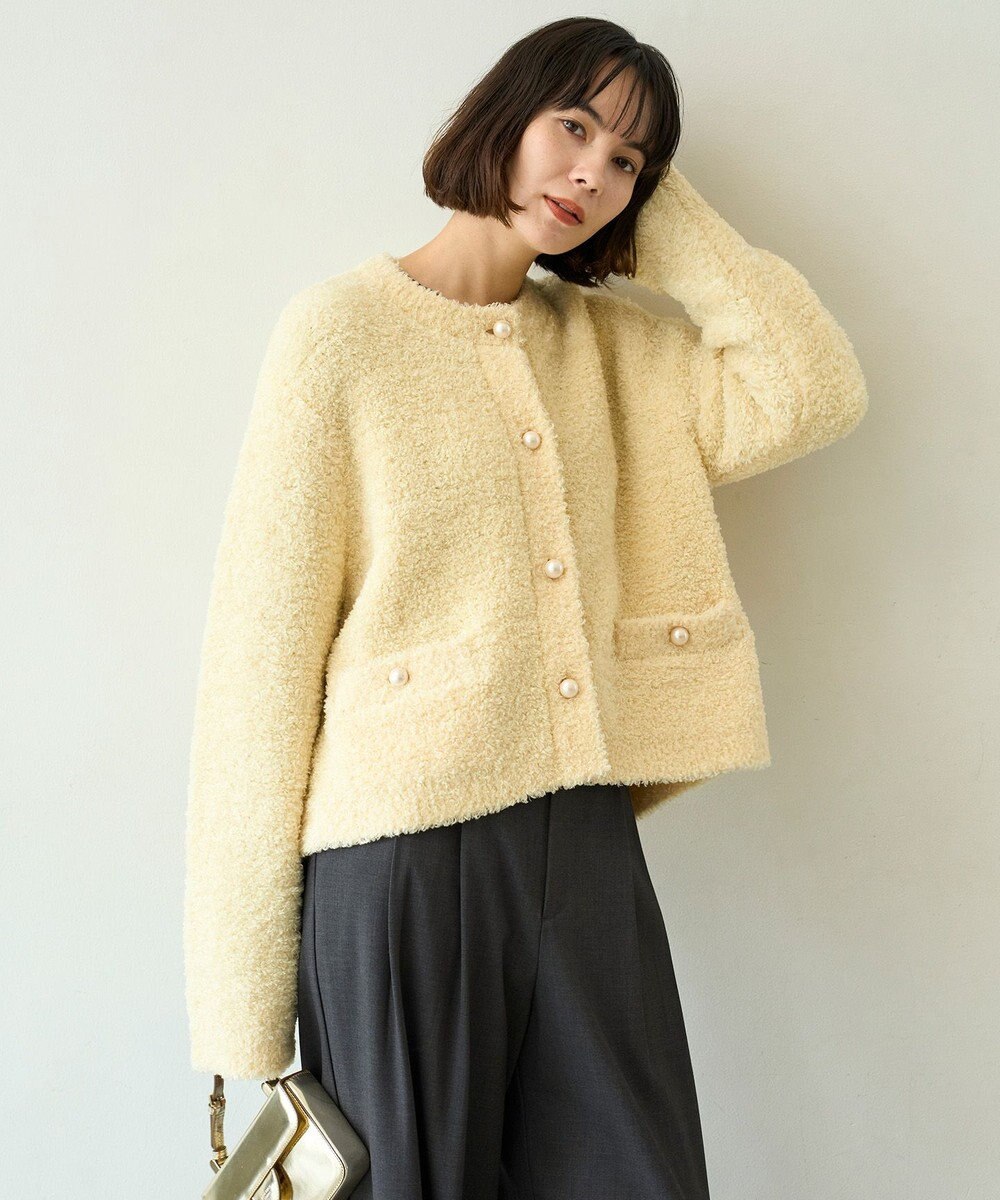 UNFILO 【STORY×UNFILO】シャギーニット カーディガン 