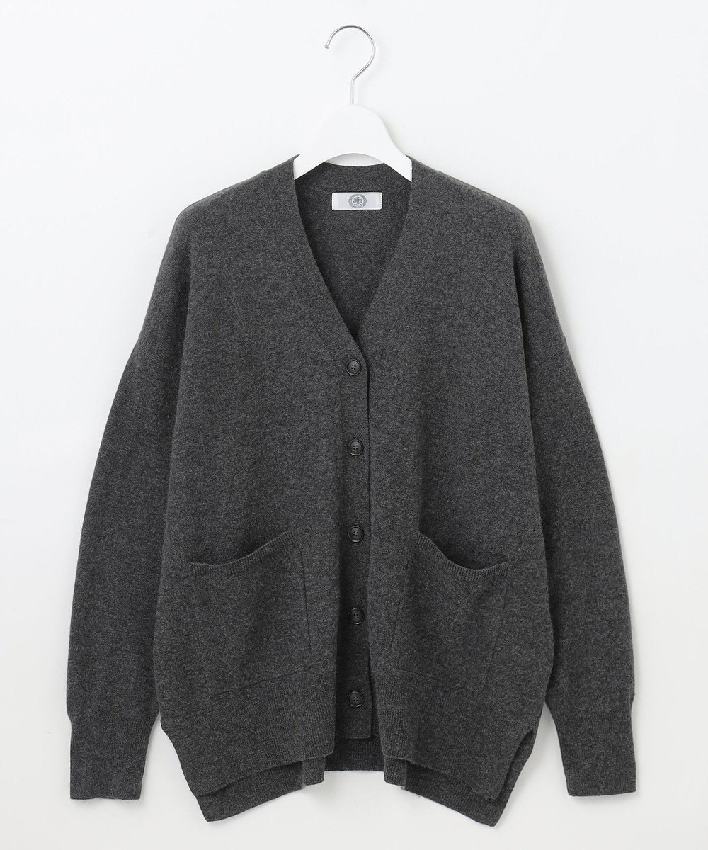 J.PRESS LADIES 【洗える】CASHMERE BLEND Vネック カーディガン 