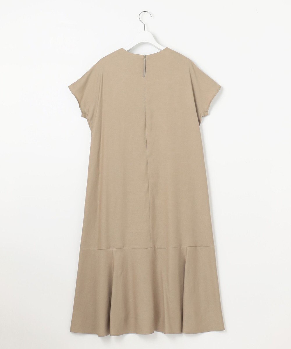 自由区 【XSサイズ~/洗える】キュプラリネンシャンタン ワンピース 