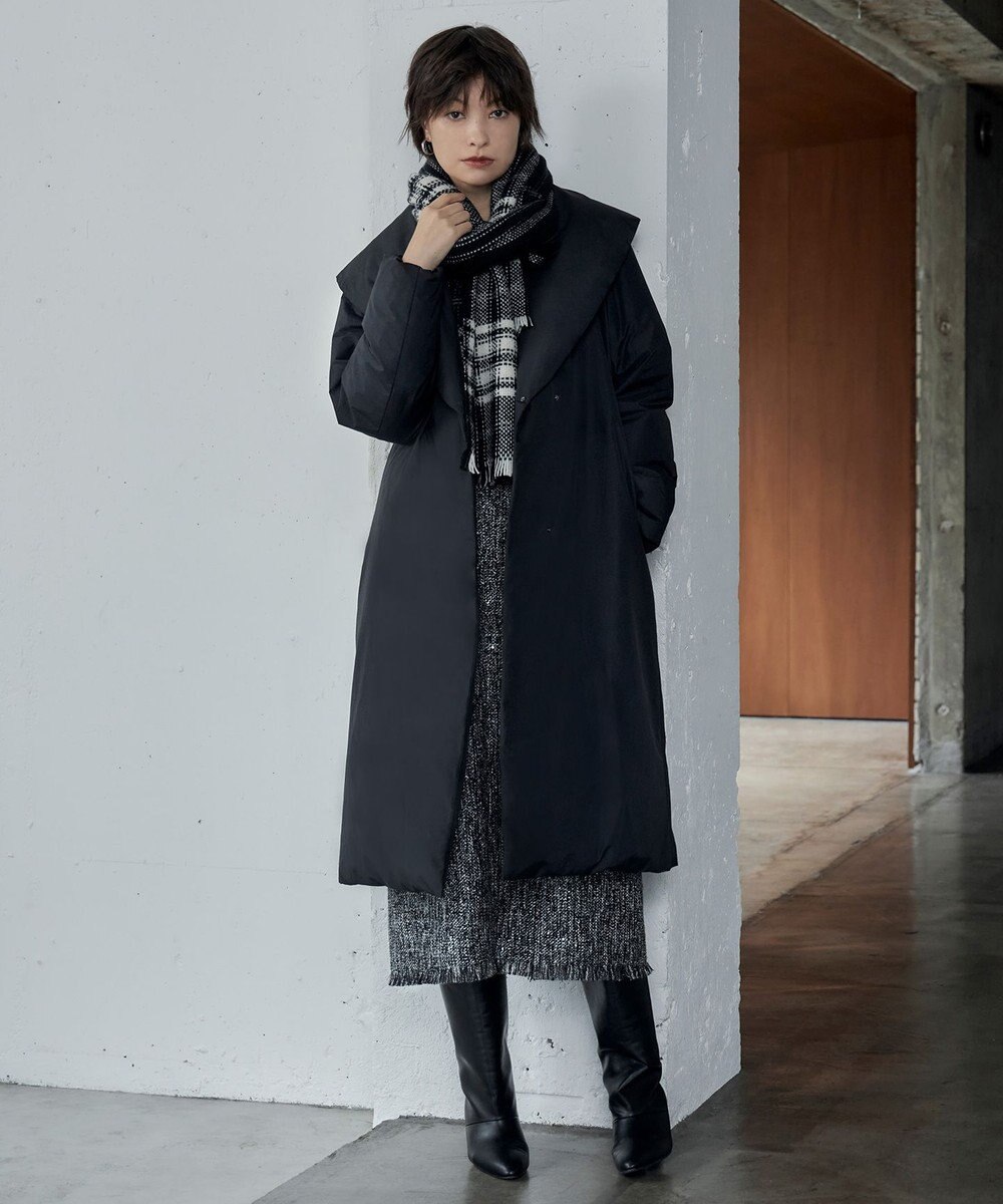 ICB L ADSダウン ショールカラーコート 