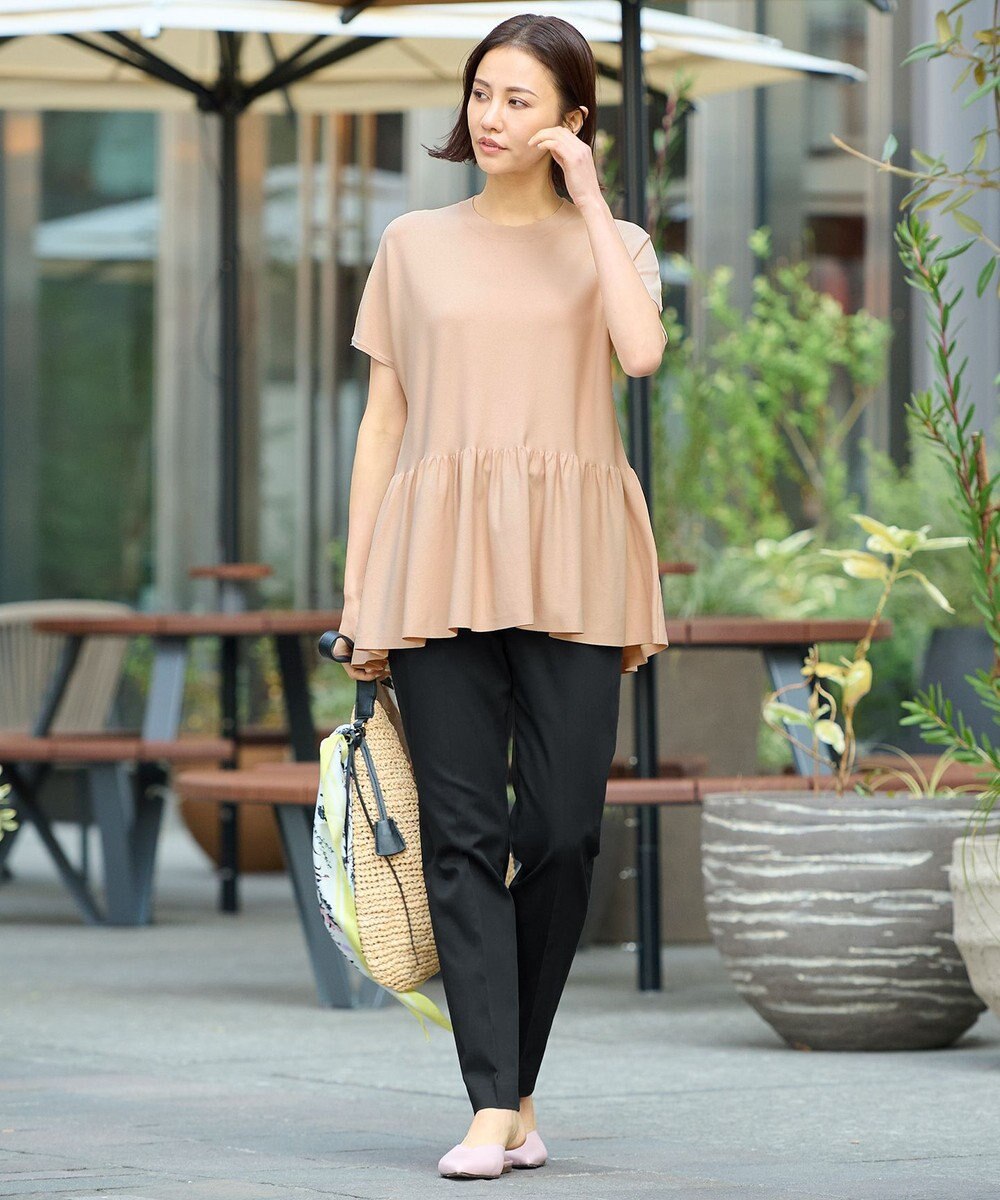 自由区 【接触冷感・吸湿・速乾・XXSサイズあり】COOLMAX テーパードパンツ 