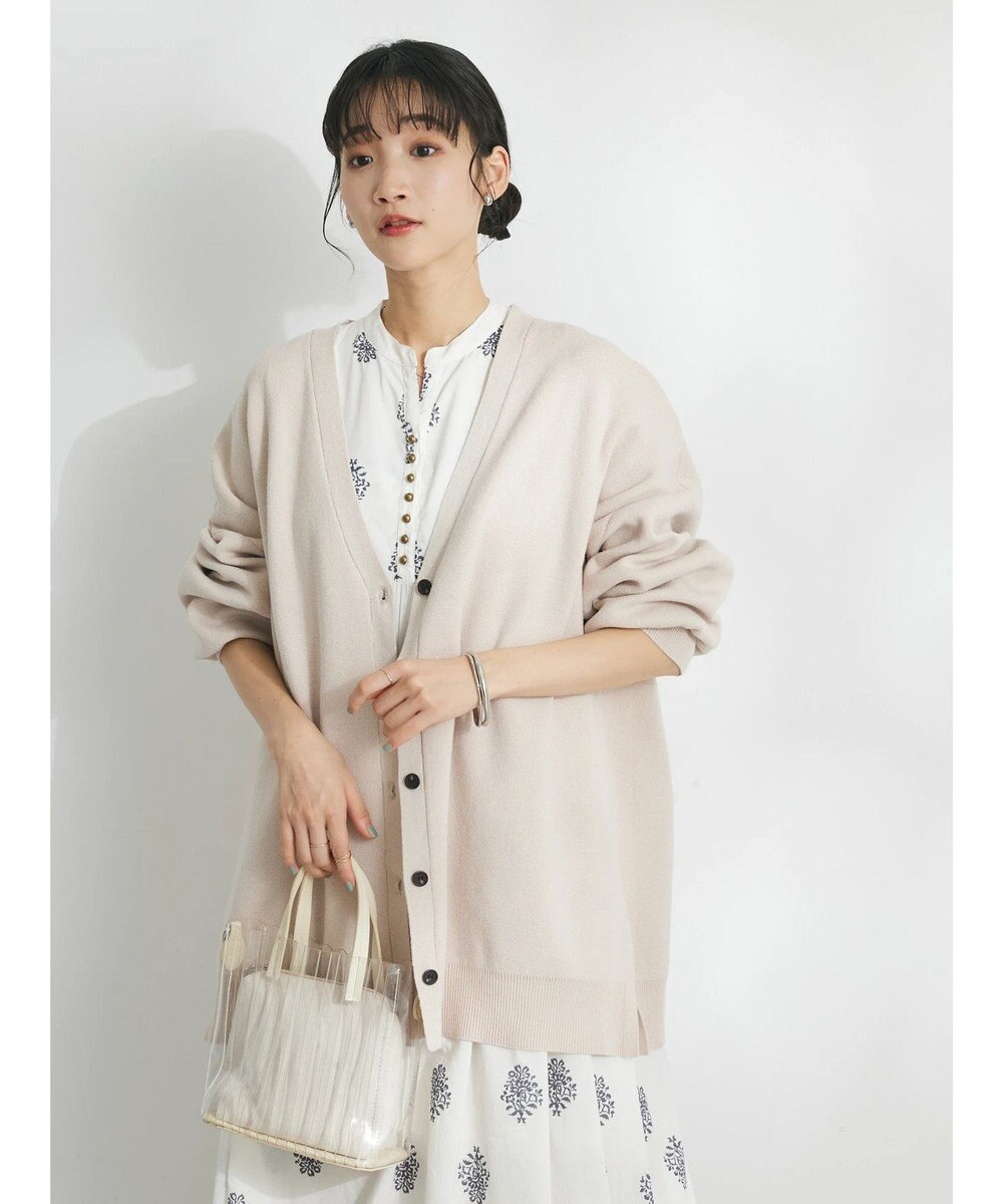 CRAFT STANDARD BOUTIQUE ＶネックＢＩＧシルエットカーディガン 