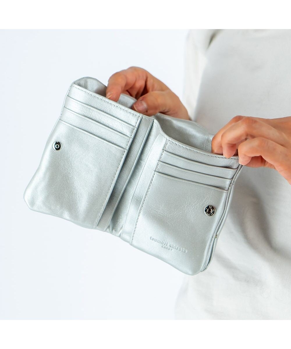 tsumori chisato CARRY ぷちネコ 2つ折り財布 がま口 