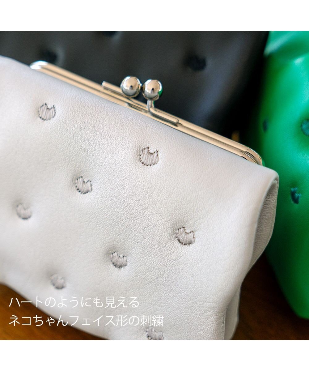 tsumori chisato CARRY ぷちネコ 2つ折り財布 がま口 