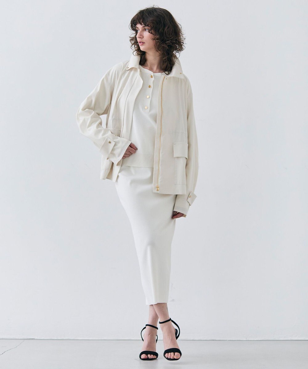 BEIGE， 【Precious 4月号掲載】IBERIS / スタンドカラーブルゾン 