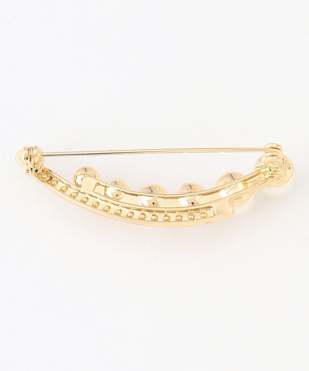 ANY ウェーブパールブローチ 