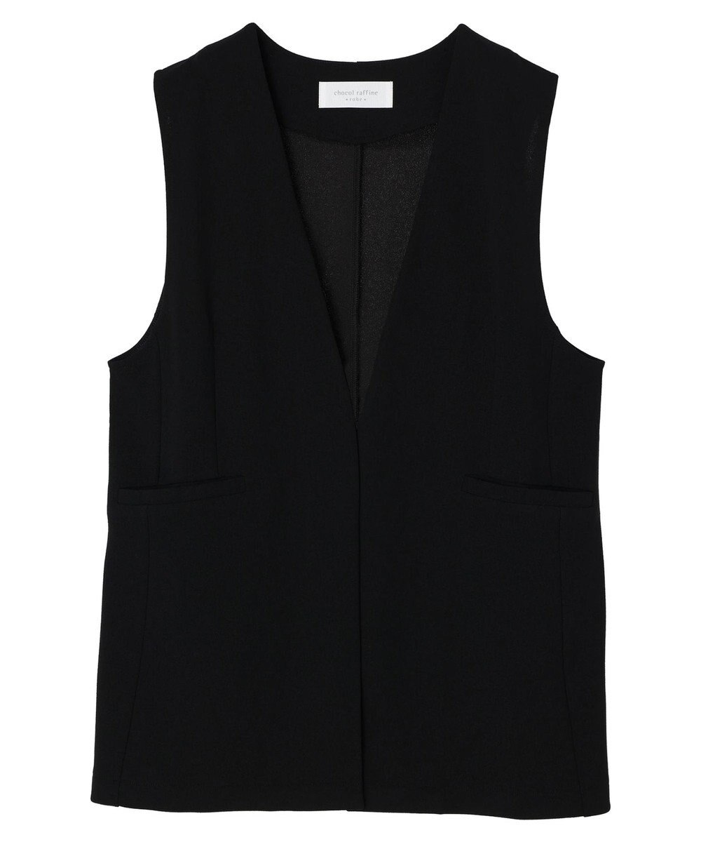 Green Parks 着流しカットジョーゼットジレ 