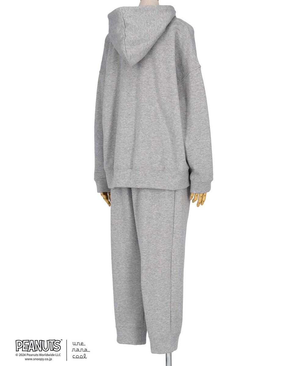 une nana cool MADE WITH PEANUTS 【綿100％】裏毛フーディーパジャマ 