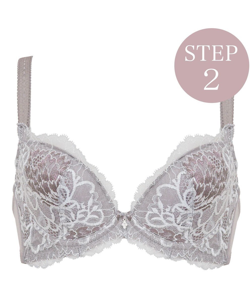 BRADELIS New York 【BRADELIS New York/ 育乳補整ブラ・STEP2 寄せる】ナオミステップ2ブラ25A1 補正下着 ブラジャー 谷間メイク 