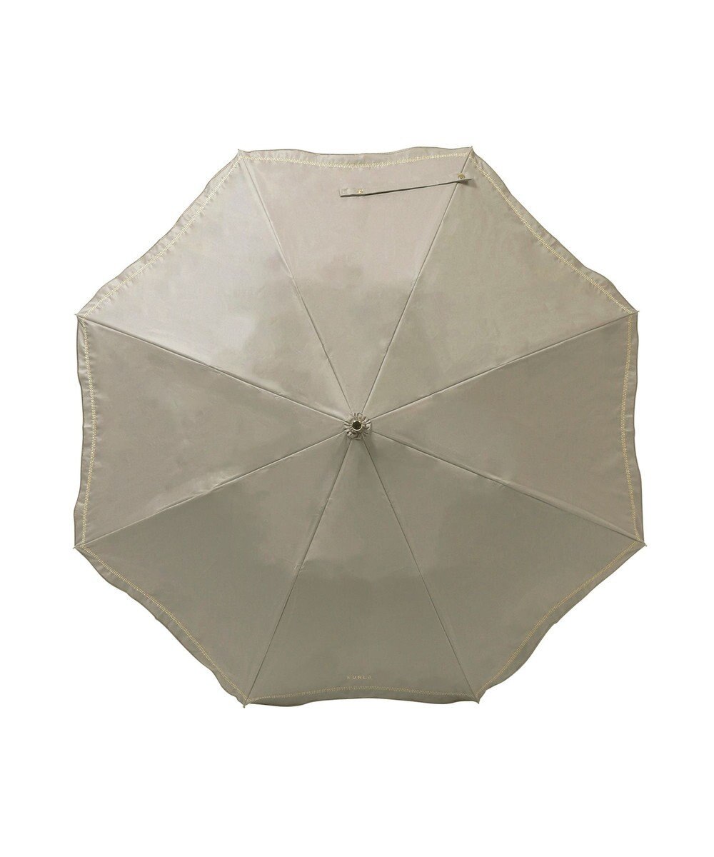 MOONBAT 【軽量/一級遮光】FURLA 晴雨兼用日傘 降りたたみ日傘 ジッパー刺繍 ／遮光 遮熱 UV 