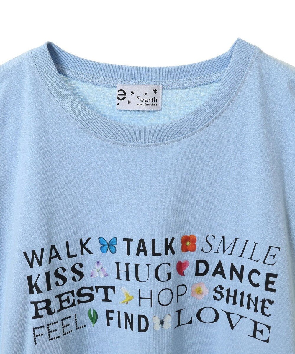 earth music&ecology いいことワードロゴＴシャツ 