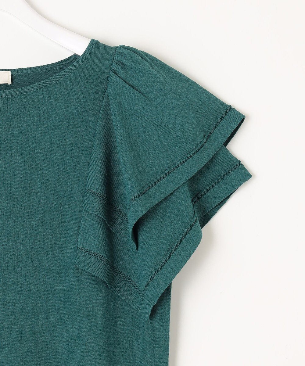 ANY SIS 【接触冷感】レイヤードスリーブ ニット 