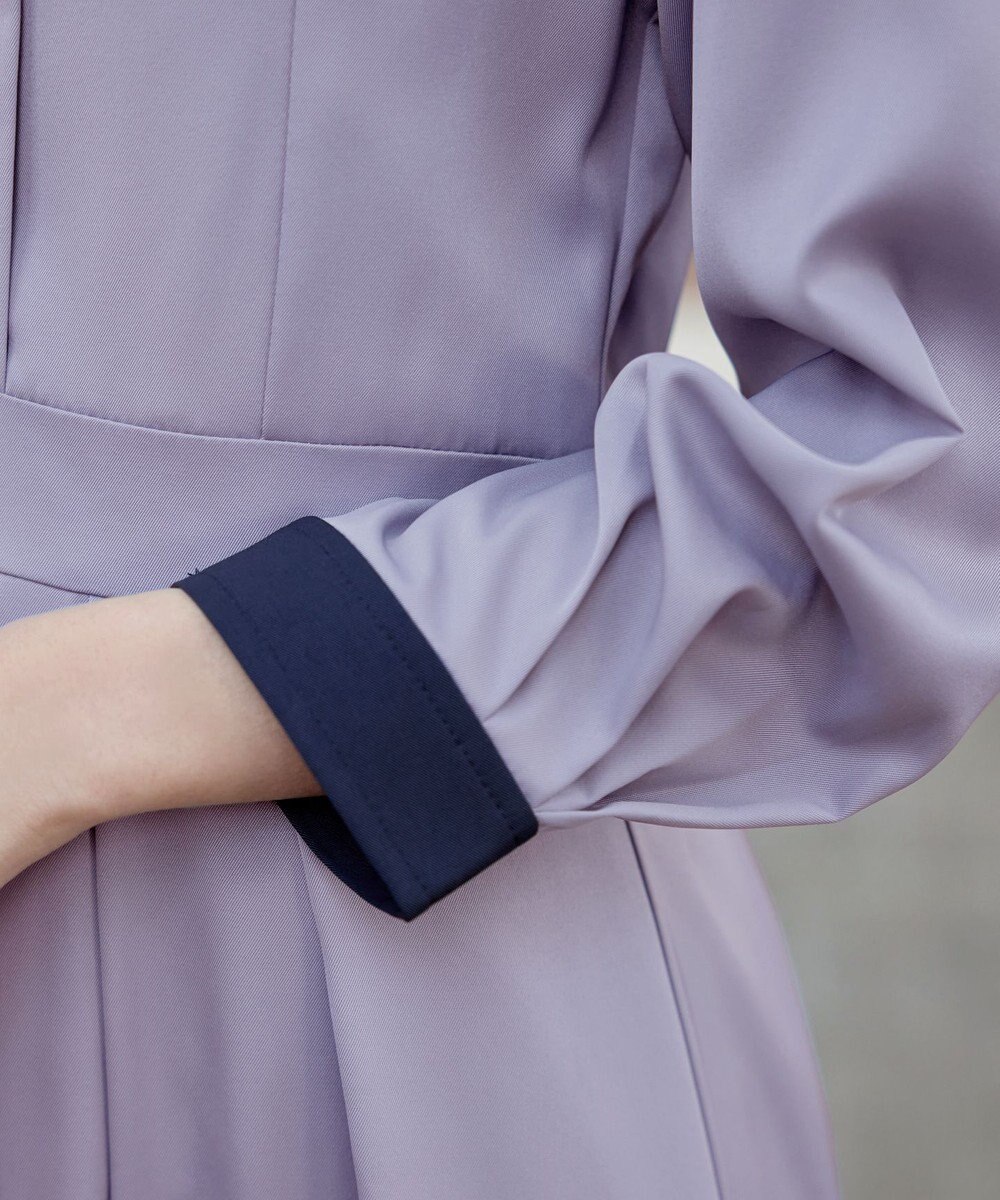 Tiaclasse L 【セレモニー・XSサイズ(5号)追加・新色追加・洗える】キーネックフレアワンピース 