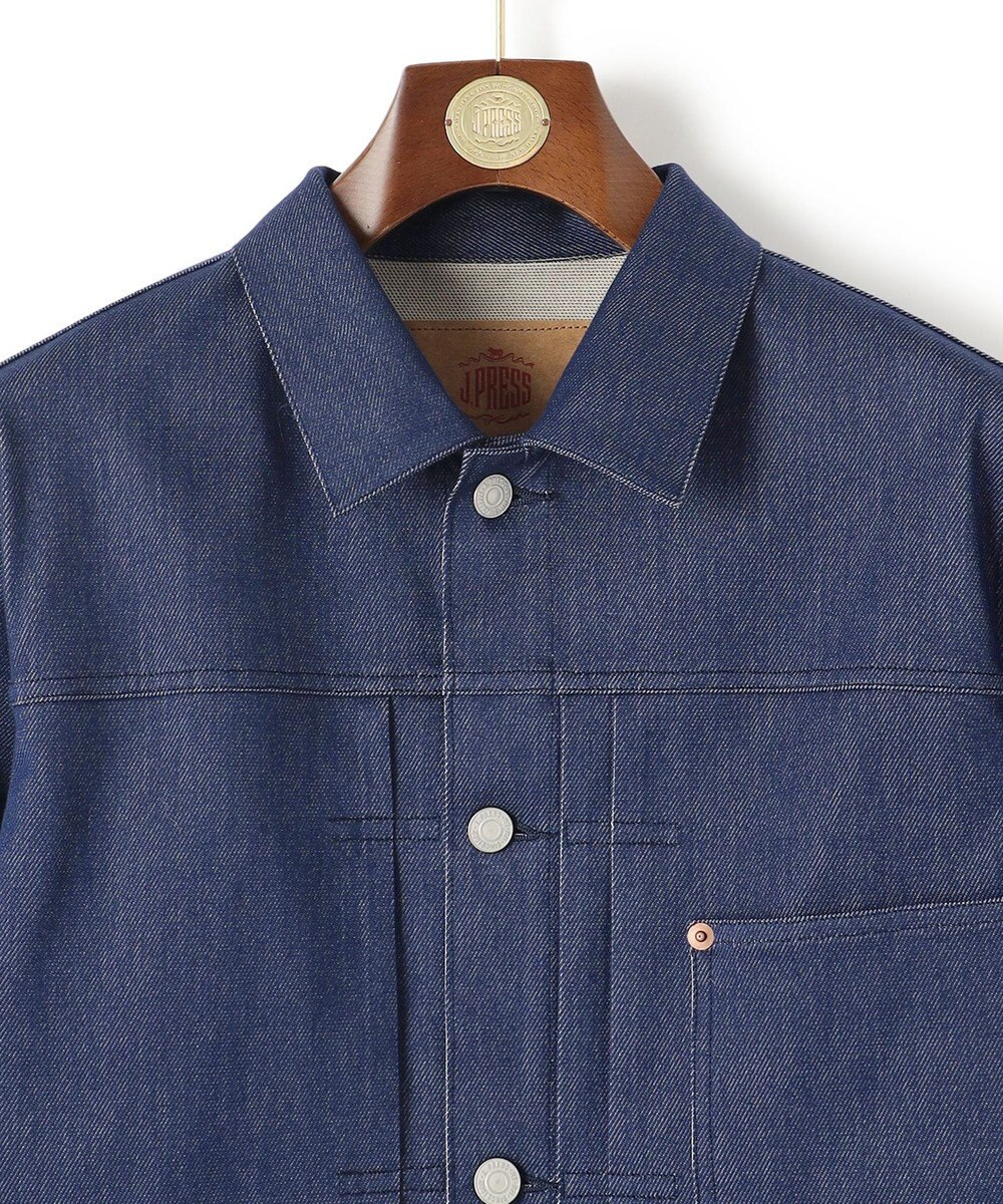 J.PRESS MEN 【KANEMASA JERSEY】ジャージー デニムジャケット 