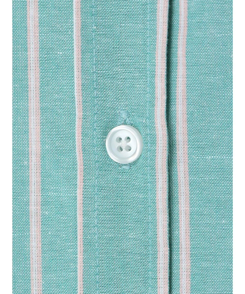 Green Parks 綿麻混オーバーサイズシャツチュニック 