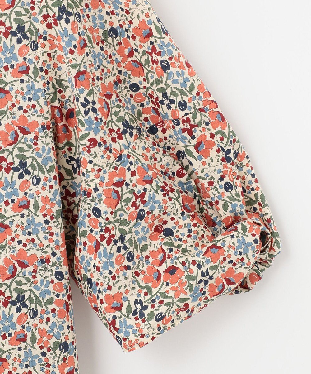 J.PRESS LADIES S 【洗える】LIBERTY Pepper&Coward スタンドカラー ブラウス 