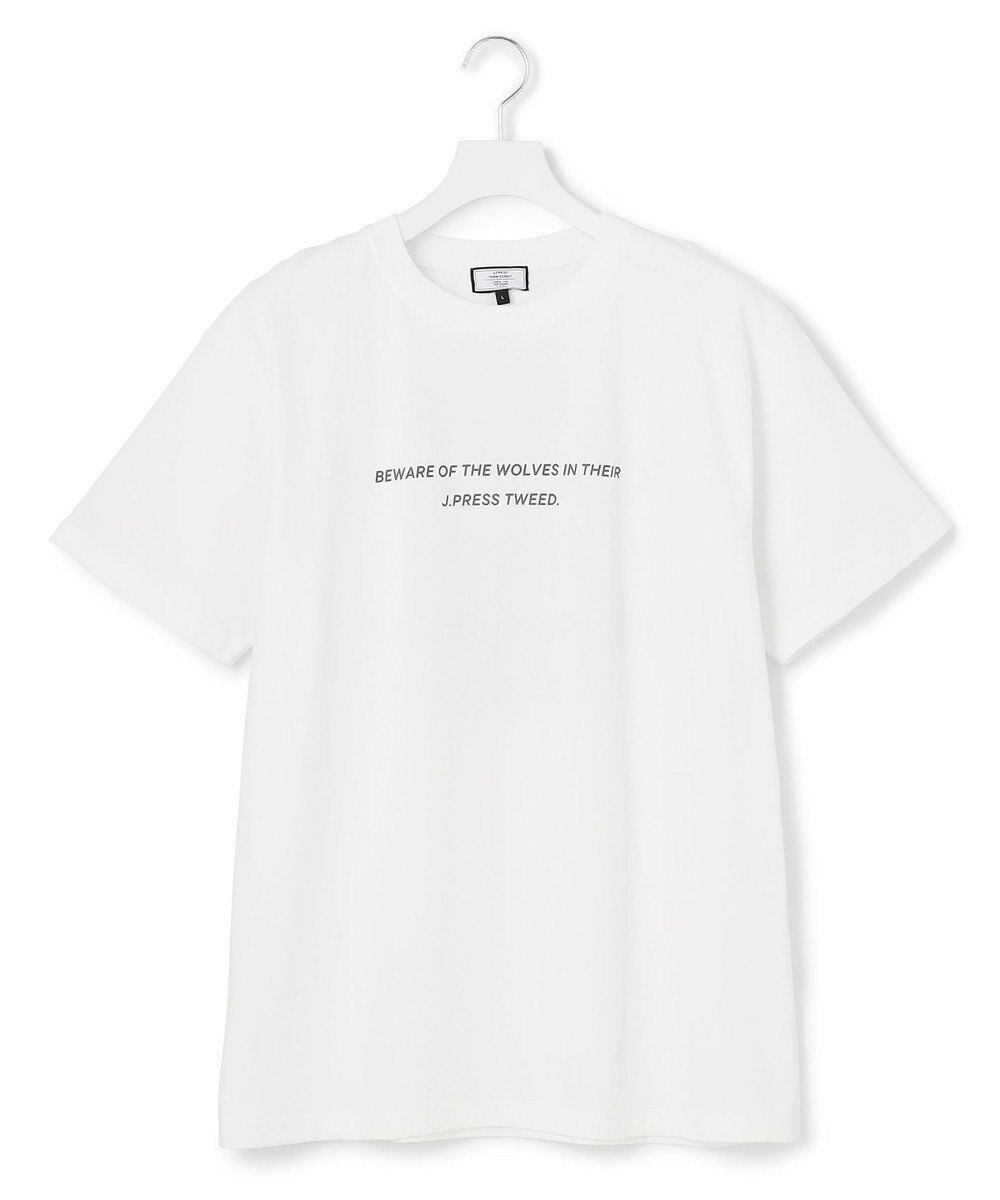 J.PRESS YORK STREET 【UNISEX】グラフィックTシャツ ホワイト系