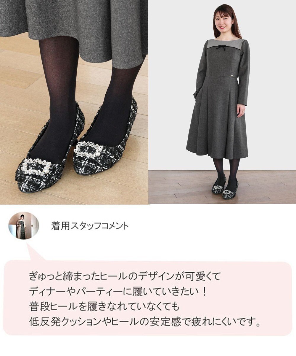 TOCCA 【WEB限定カラーあり】BIJOUX RIBBON PUMPS パンプス 
