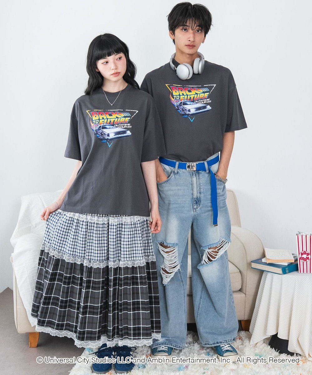 WEGO 【ミニオン / E.T. / バック・トゥ・ザ・フューチャー / デロリアン/ユニセックス着用ITEM/SMLサイズ展開】キャラクターズグラフィックT3（SS） 