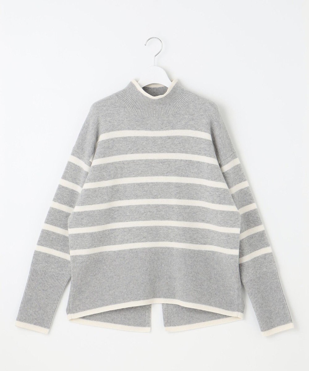 自由区 L 【WEB限定カラーあり・洗える】ウールカシミヤブレンドハイネック ニット 