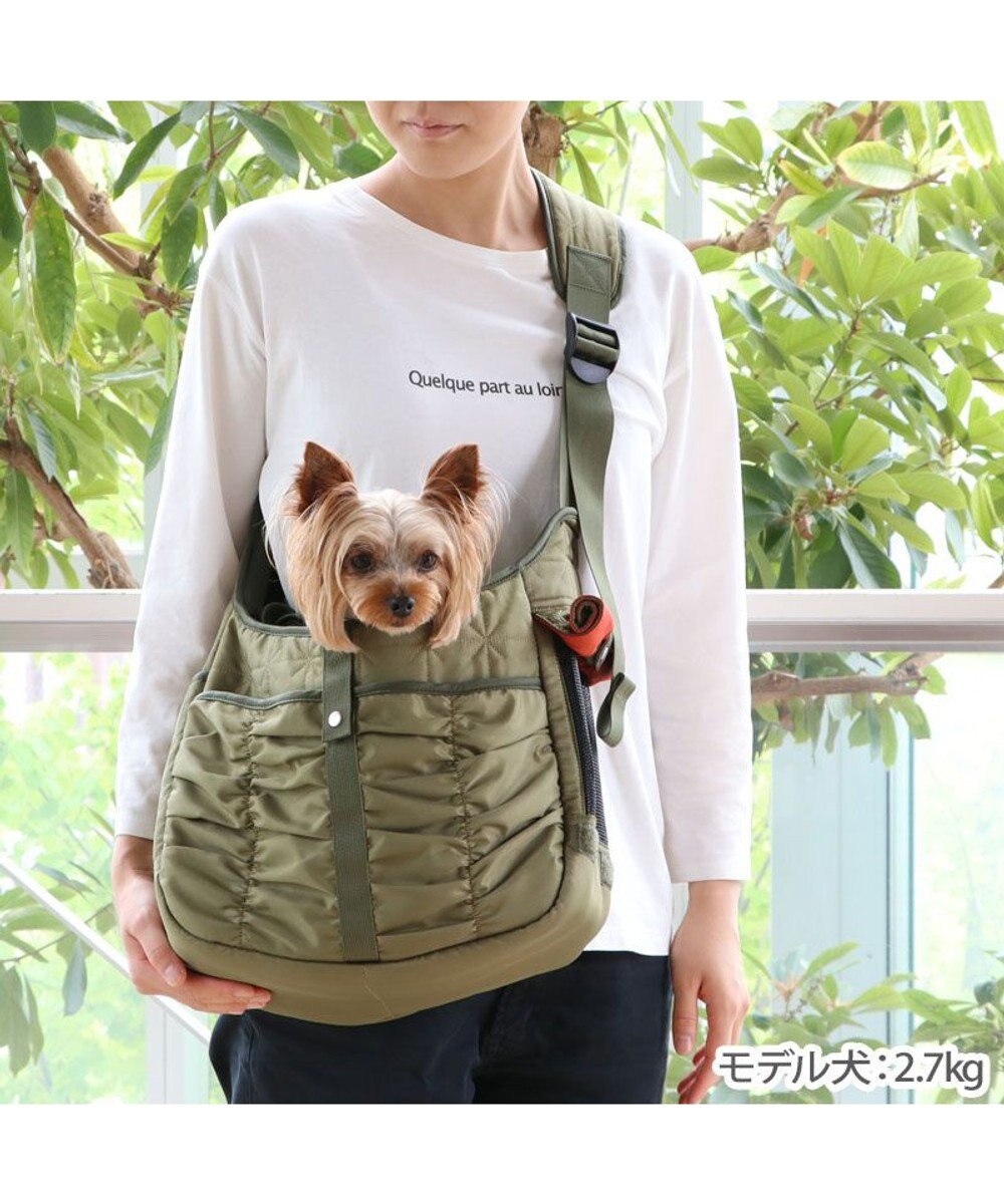 PET PARADISE ペットパラダイス  スリング キャリーバッグ 《キルトギャザー》 超小型犬 約1.5～4kg 