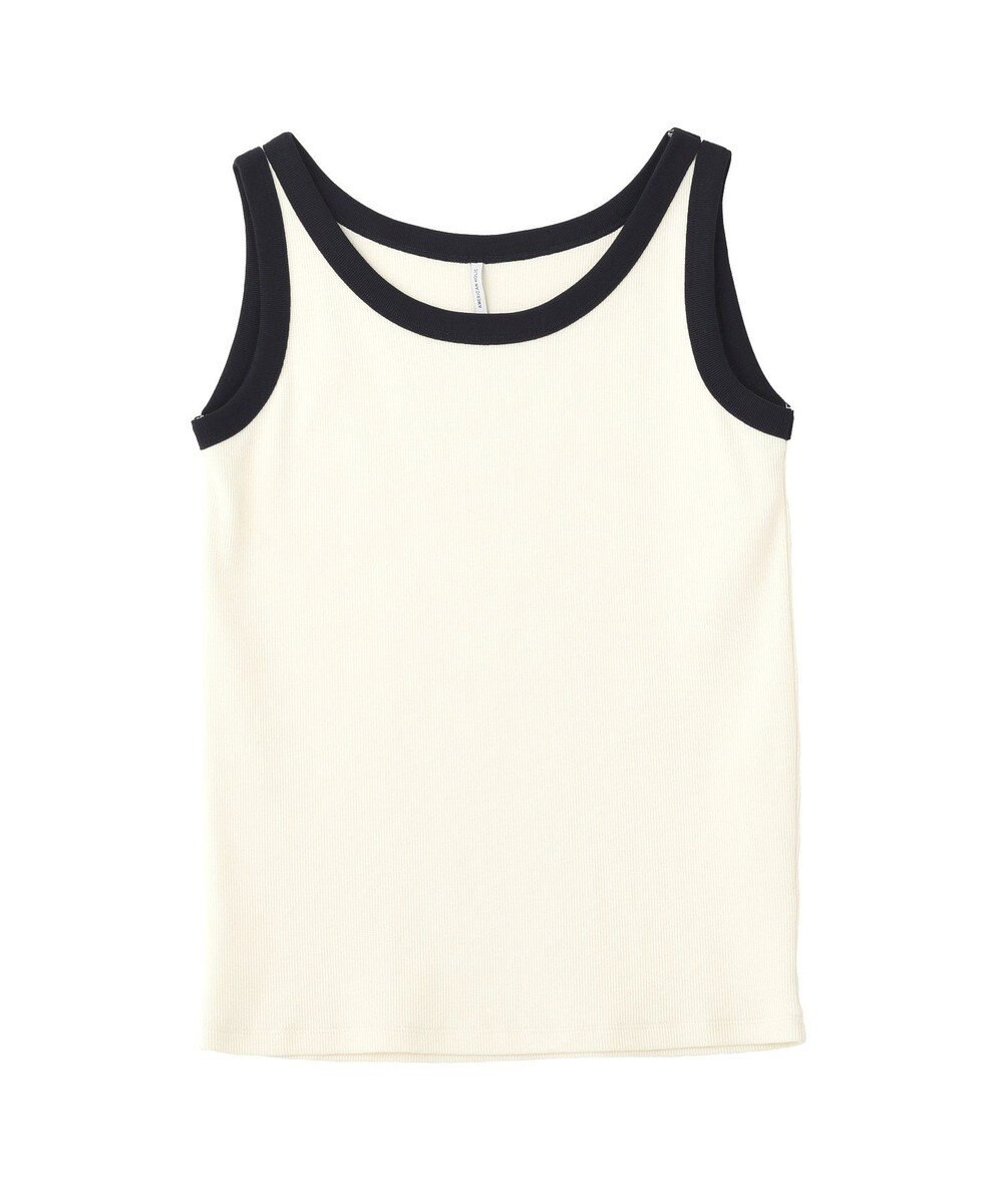 AMERICAN HOLIC バイカラーテレコタンクトップ 