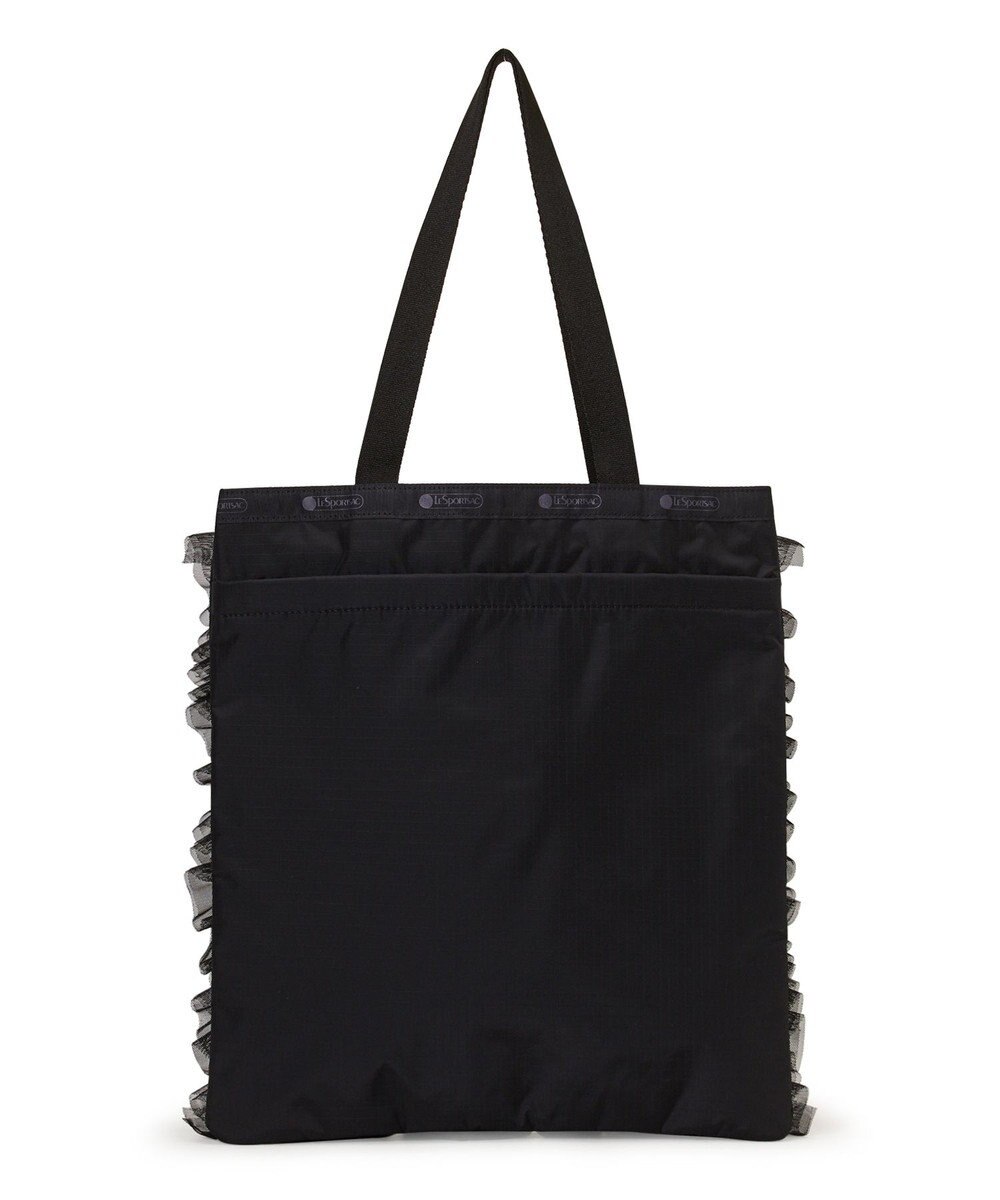 LeSportsac RUFFLE LG EMERALD TOTE/ブラックレースラッフル 