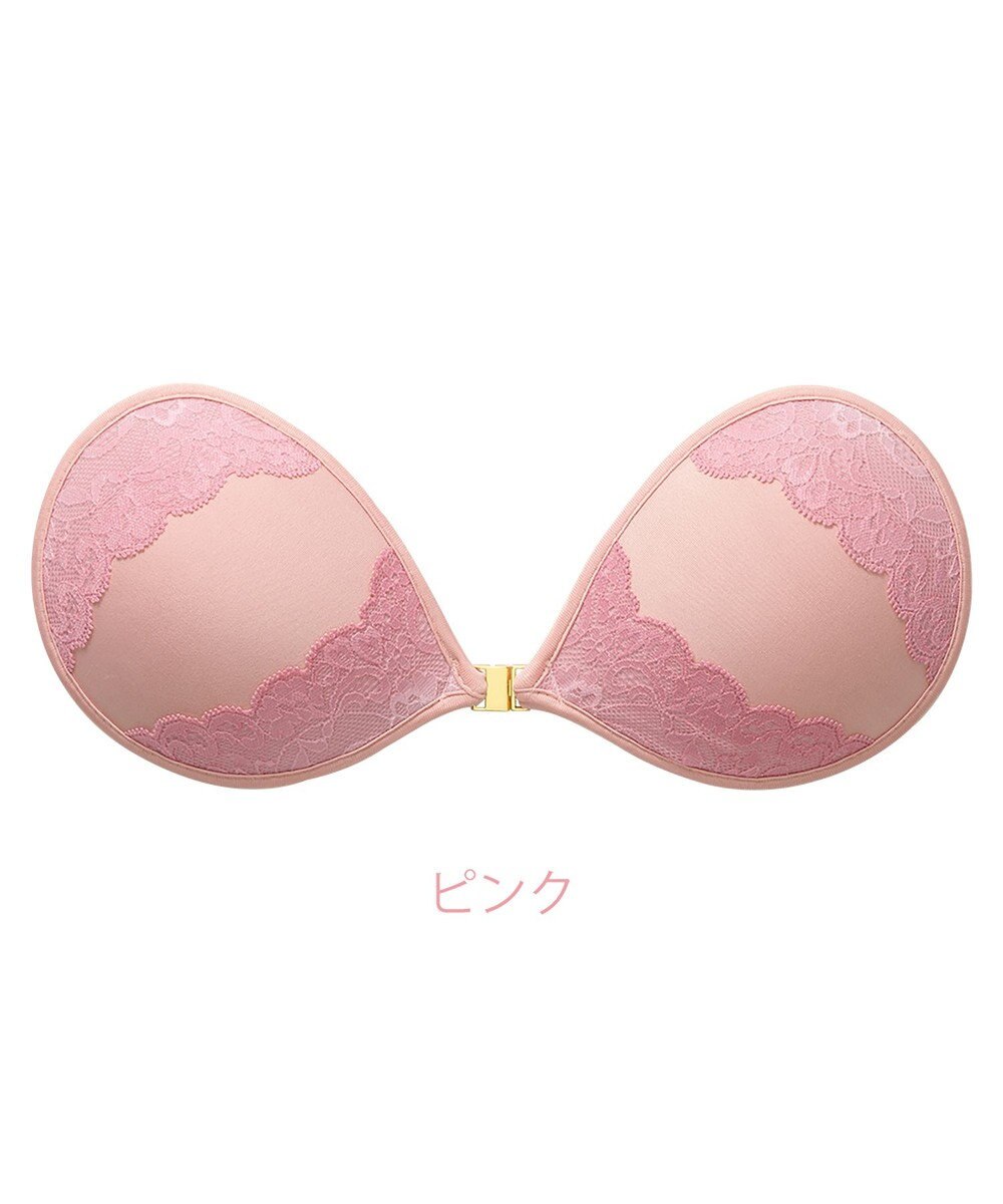 BRADELIS New York 【NuBra / ボリュームアップ】パテッドヌーブラ キャス デザインヌーブラ ストラップレス バックレス 