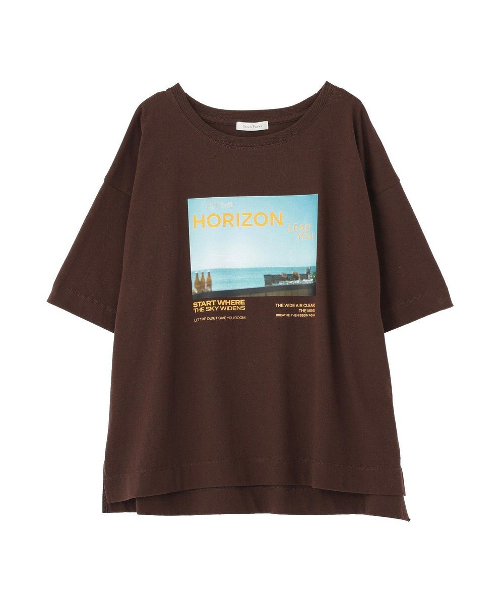 Green Parks ＳＥＴ２点フォトＴシャツ＋レーススカーフ 