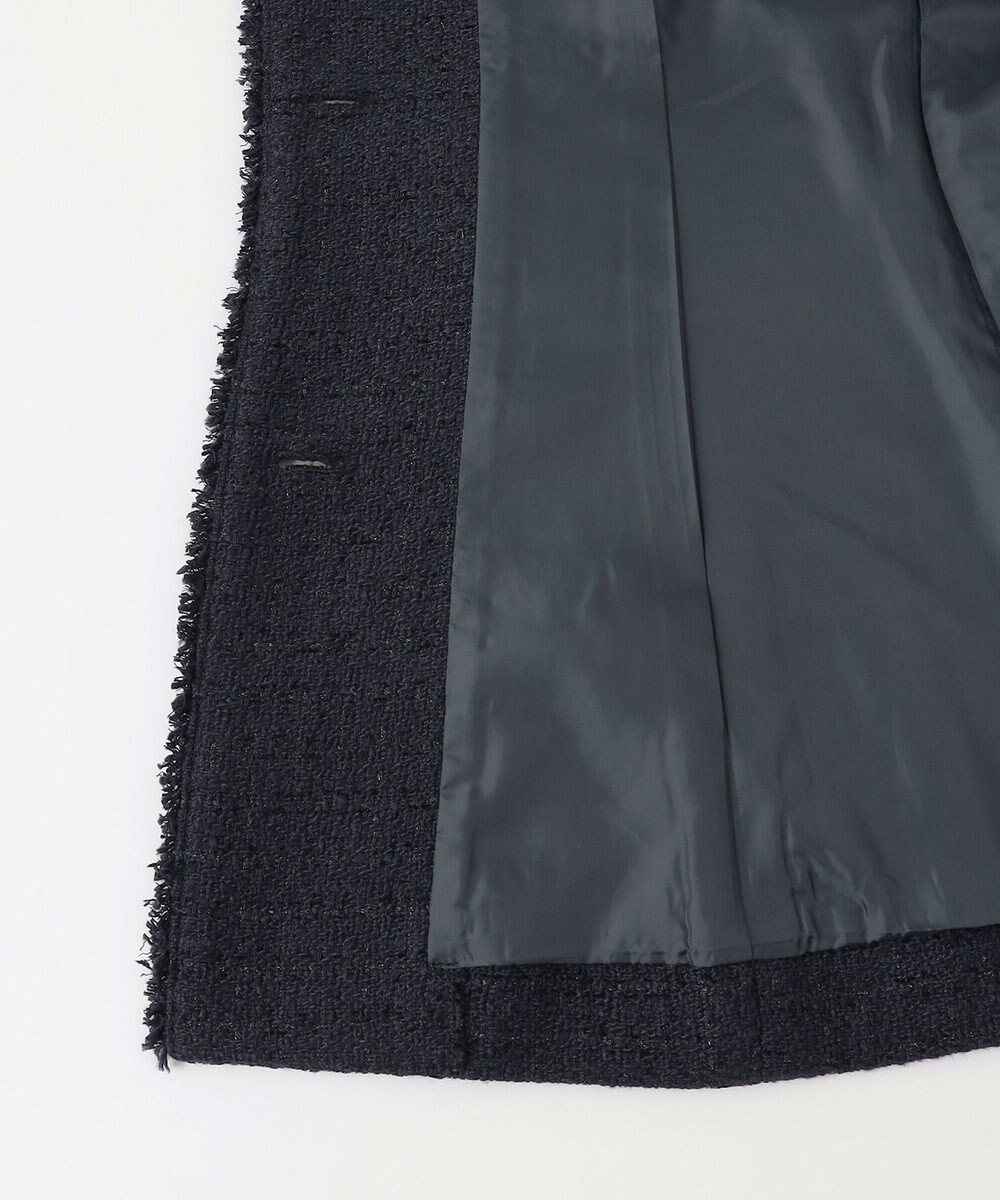 ANY SIS ファンシーツイードペプラム ジレ 