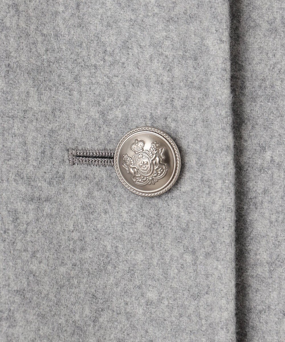 23区 S ウールリバー ノーカラーコート 