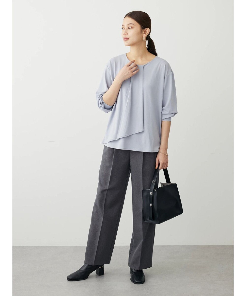 Green Parks ＢＰ　襟タック長袖ブラウソー 