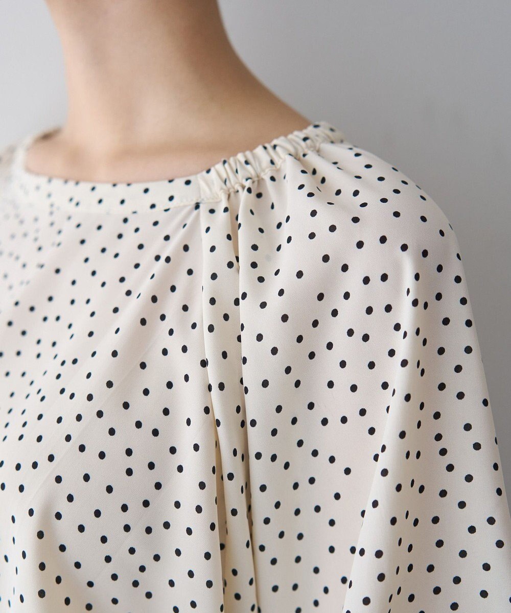 YECCA VECCA ホイップスリーブブラウス 