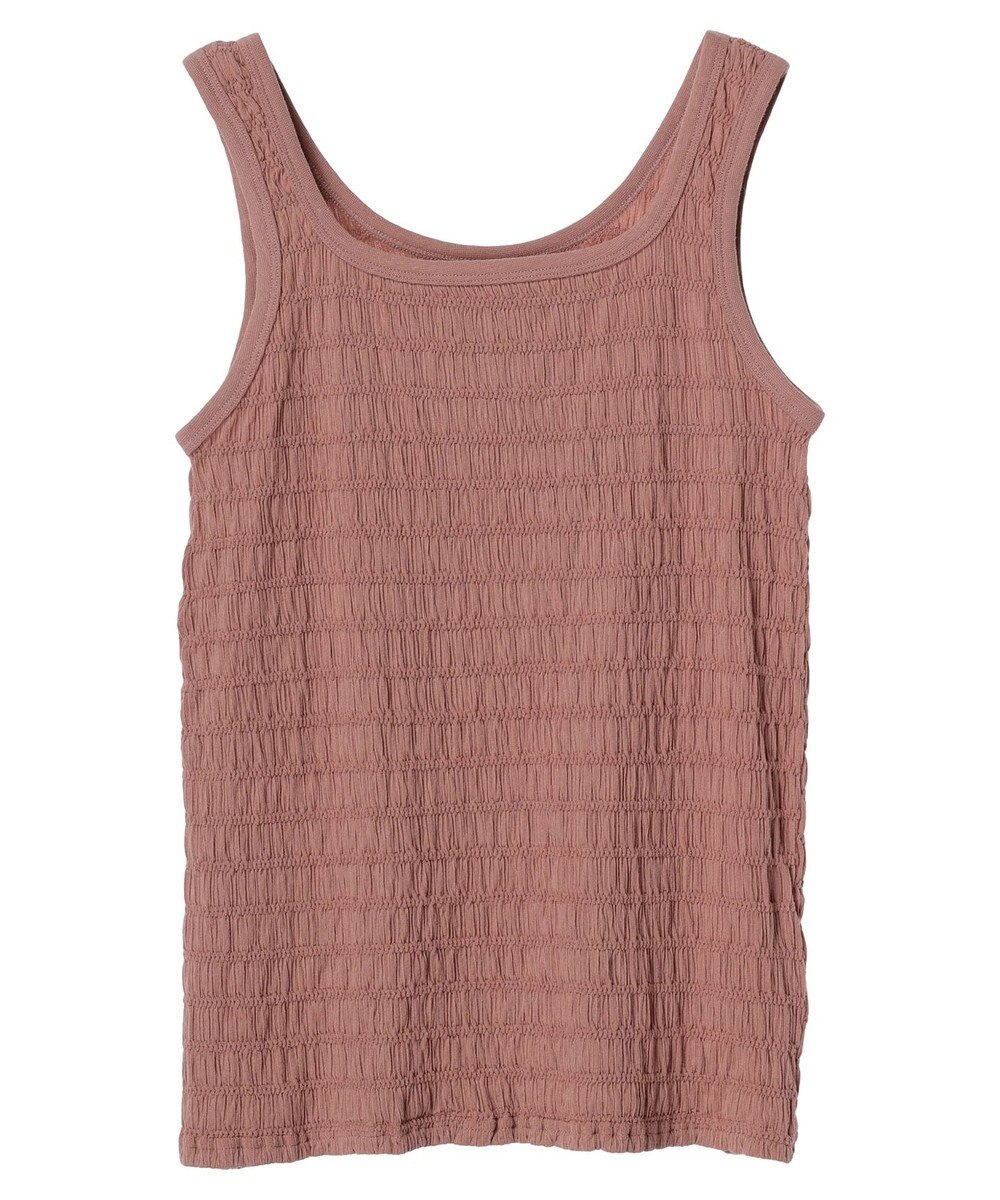 earth music&ecology シャーリングタンクトップ 