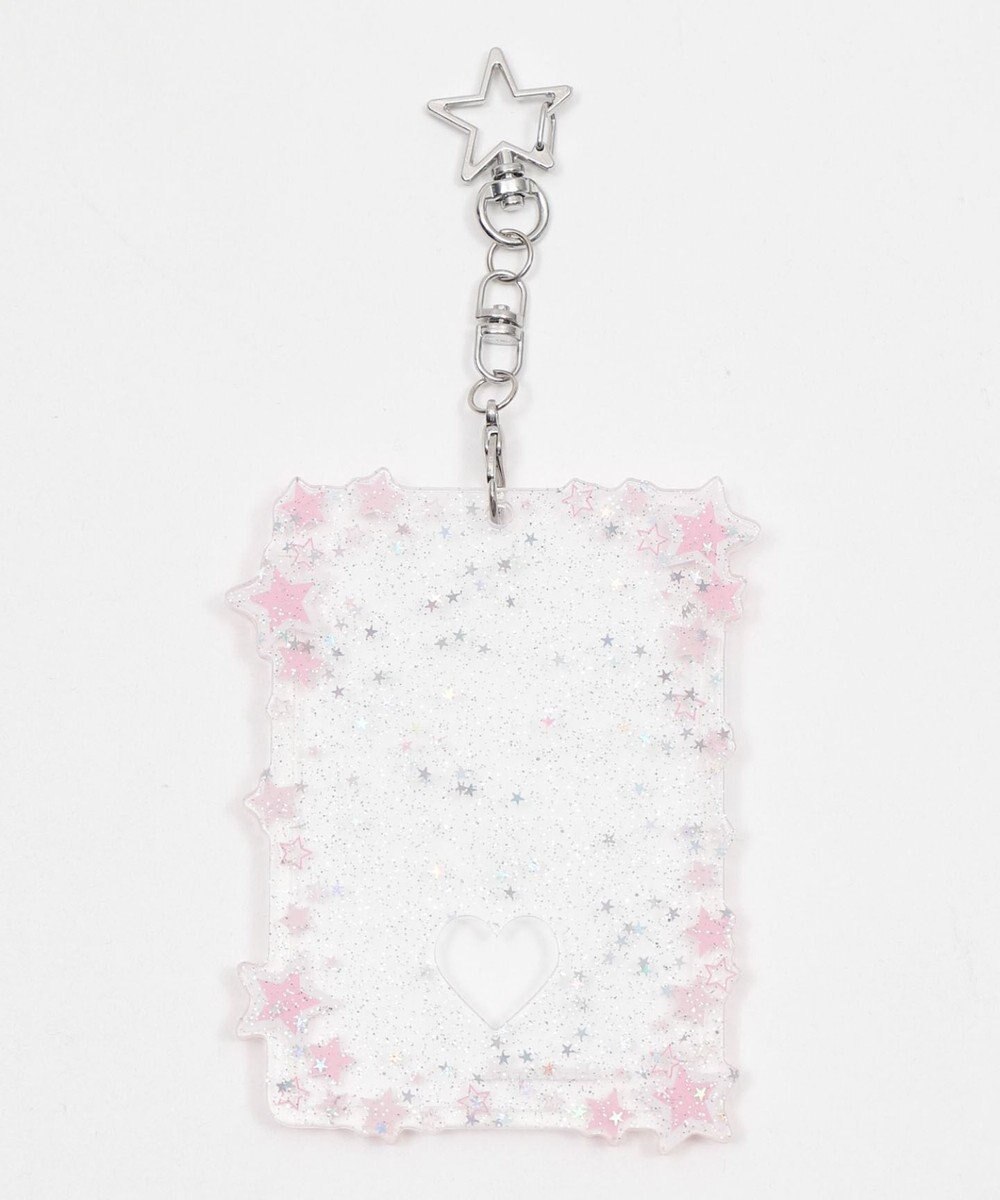 WEGO 【痛バ＆推し活】キラキラスターカードホルダーキーホルダー 