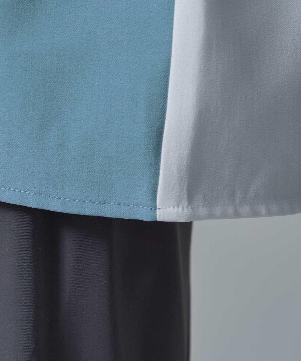 WEGO 【速乾/しわになりにくい/MLサイズ展開】ドライポリカラーブロックシャツ（SS） 