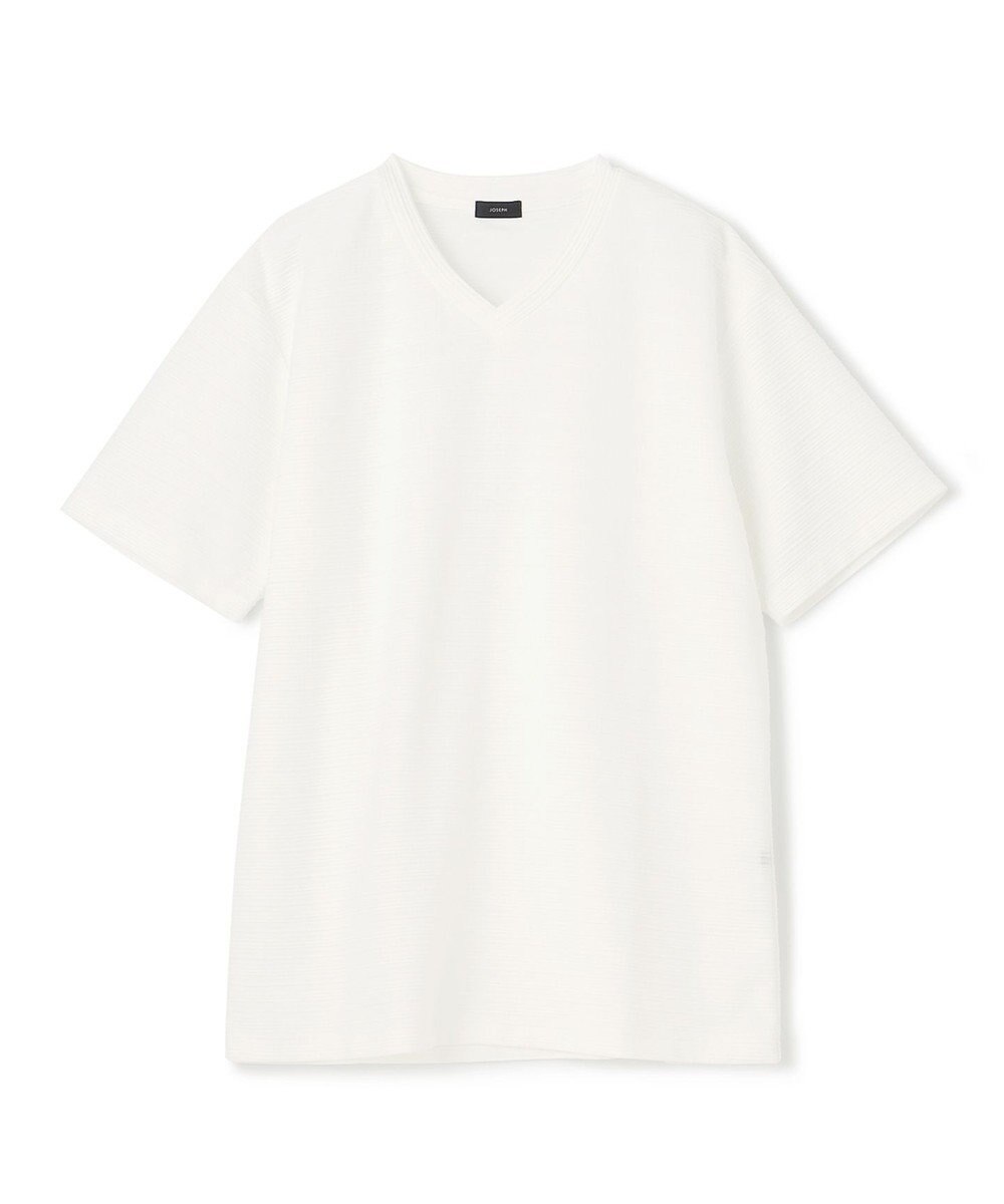 JOSEPH HOMME メランジリップル　Vネックカットソー 