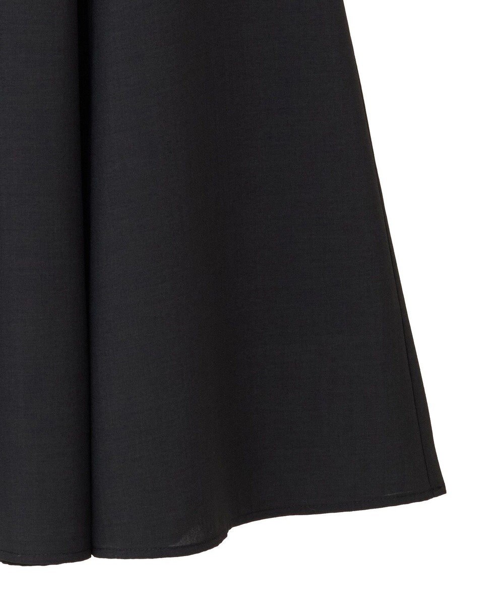 earth music&ecology シアーバックレースアップフレアスカート 