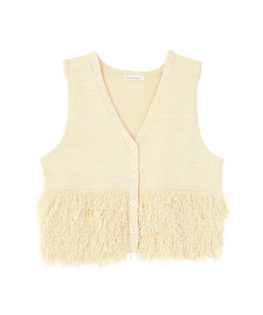 Green Parks ブークレループニットベスト 