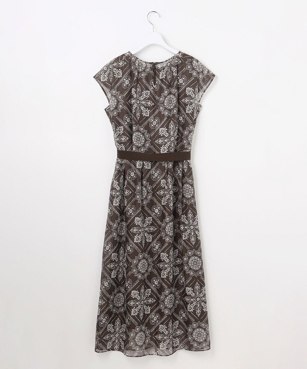 自由区 ロータスタイルプリント ワンピース 