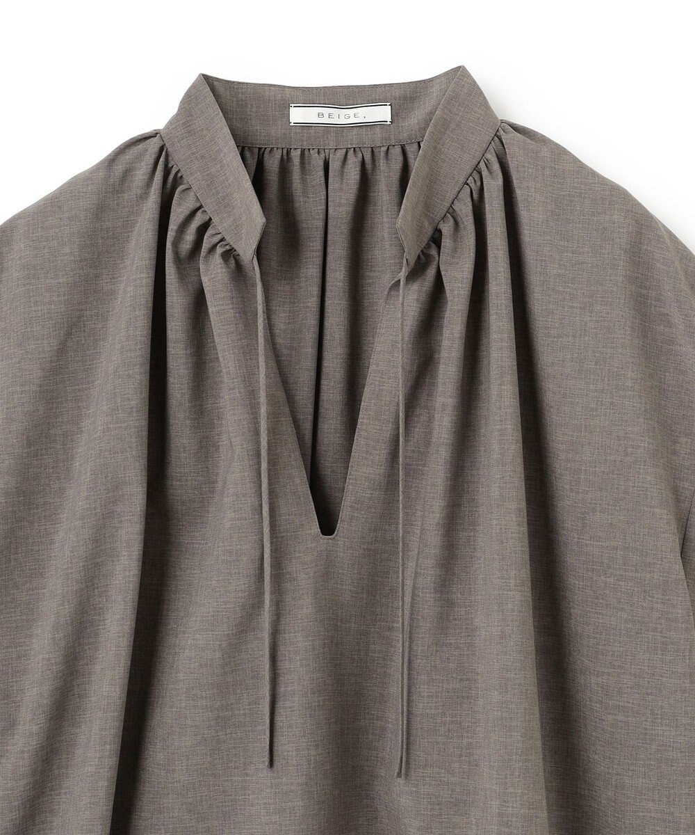 BEIGE， 【洗える/接触冷感/速乾/UVケア対応】BATEAU / ブラウス 