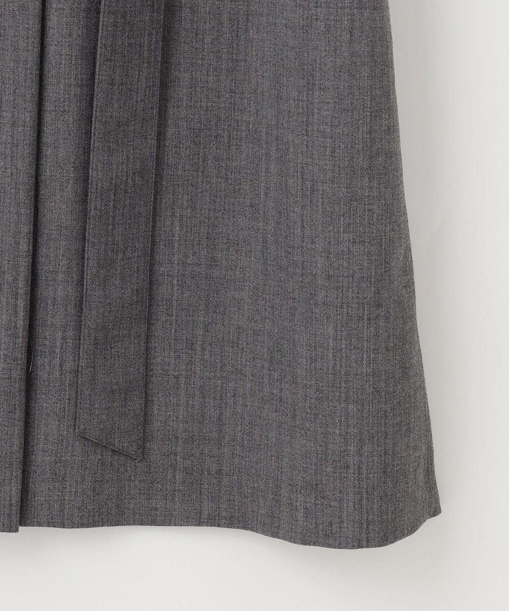 自由区 S 【洗える】ウールミックスストレッチツイル ワンピース 