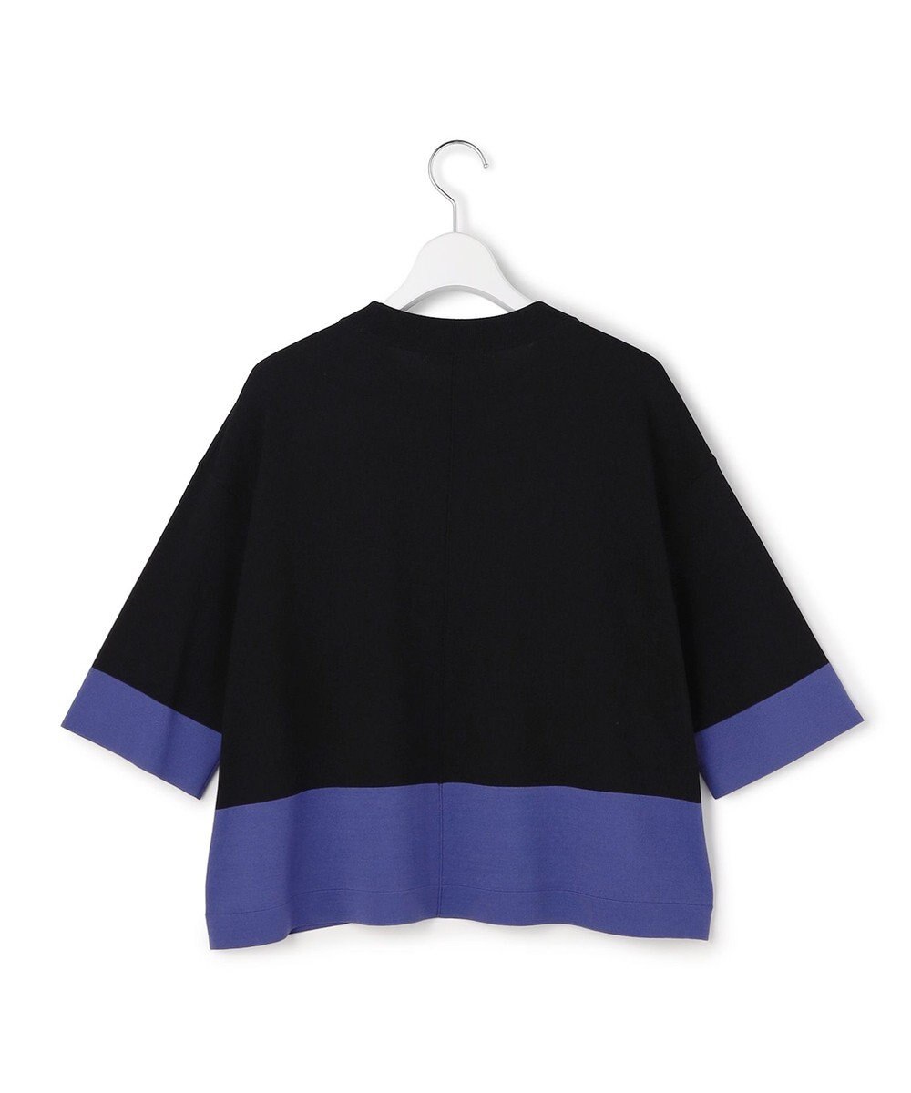 ICB 【先行予約】VIS/NYハイゲージ バイカラーニットT 