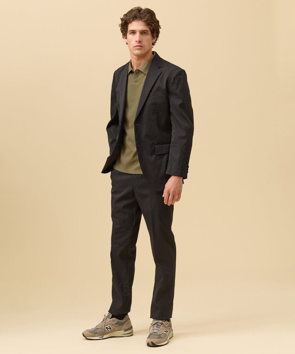 J.PRESS MEN 驚くほど軽くて伸びる【MECHANICAL】【超軽量 / 清涼感 / 洗える】ハイパワーストレッチ スラックス 