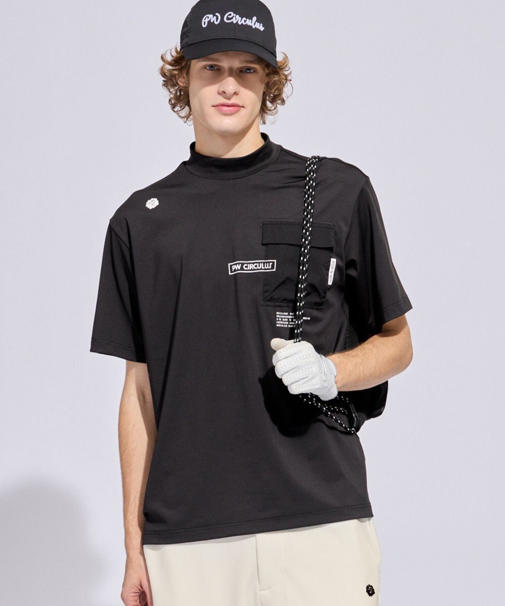 PW CIRCULUS 【MEN】ポケットモックネック ゴルフ 