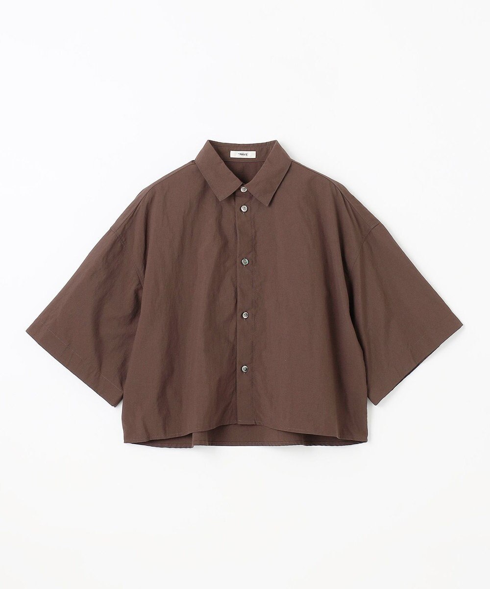 NAVE 【ReNAVE　撥水機能・UVカット・透湿・接触冷感・洗える】ナイロンタスランシャツ 