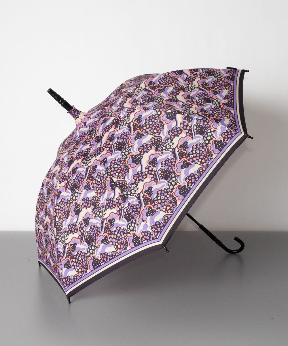 AURORA ANNA SUI（アナ スイ）パコダスタイル雨傘（長傘） パープル