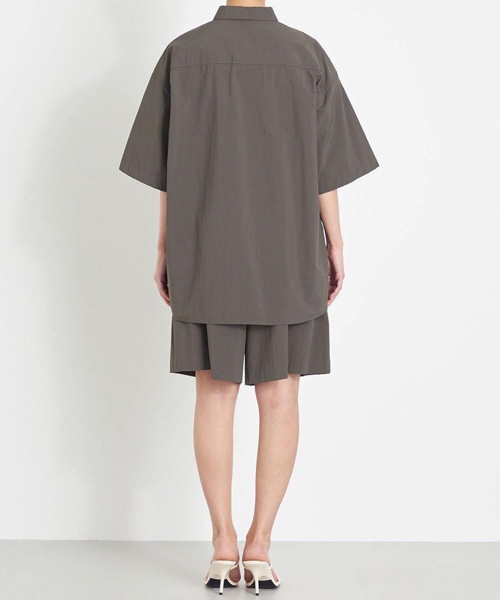 NAVE 【ReNAVE　撥水機能・UVカット・透湿・接触冷感・洗える】ナイロンタスランシャツ 